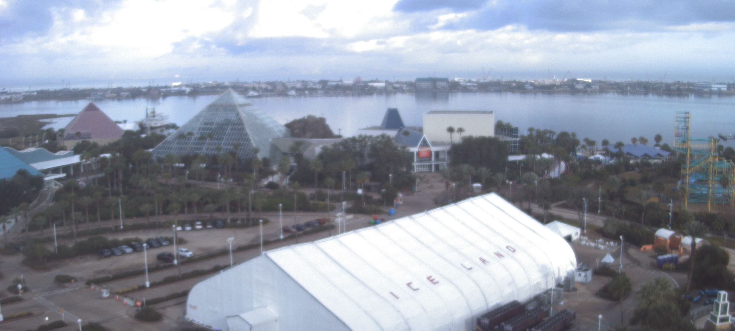 Thumbnail for current weather camera view from Moody Gardens Inc. in Galveston, Texas