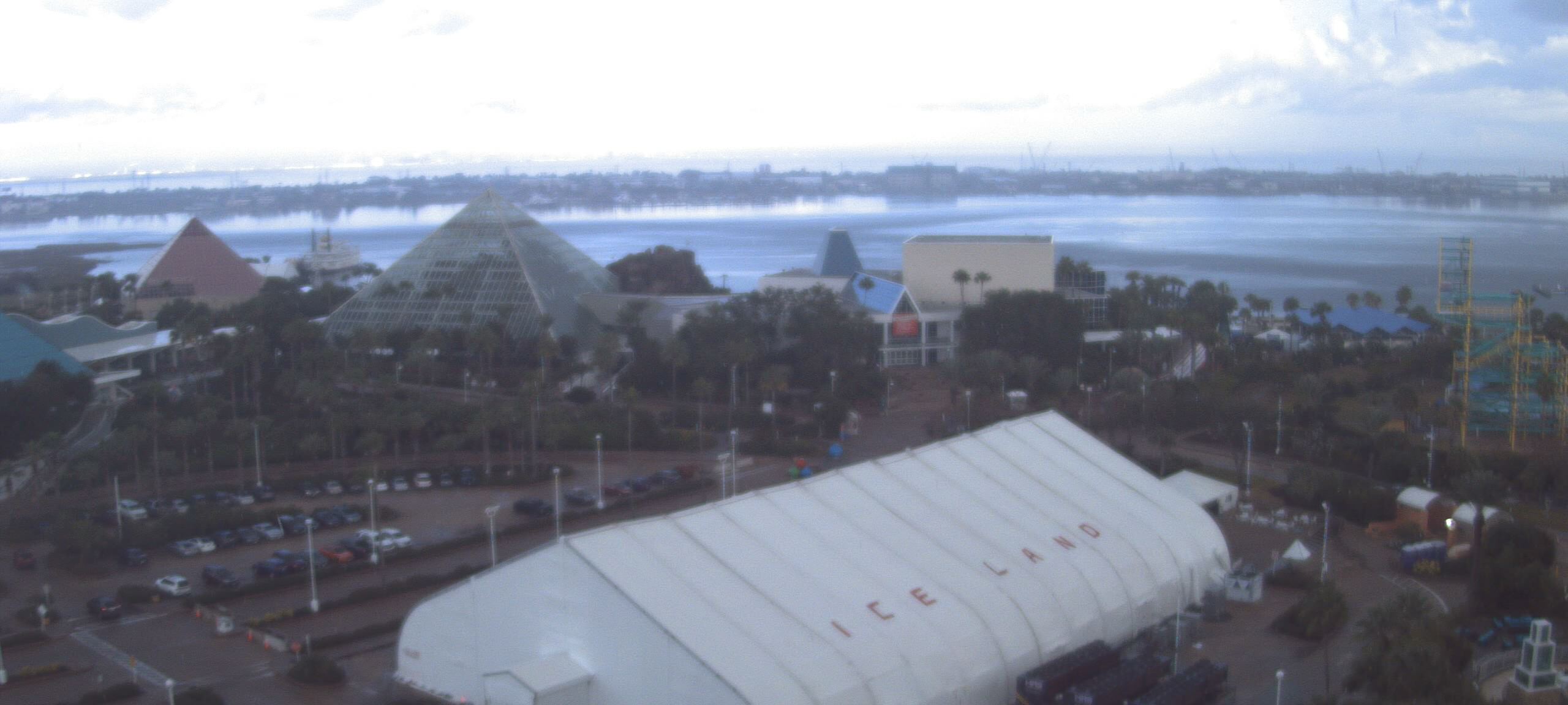 Thumbnail for current weather camera view from Moody Gardens Inc. in Galveston, Texas