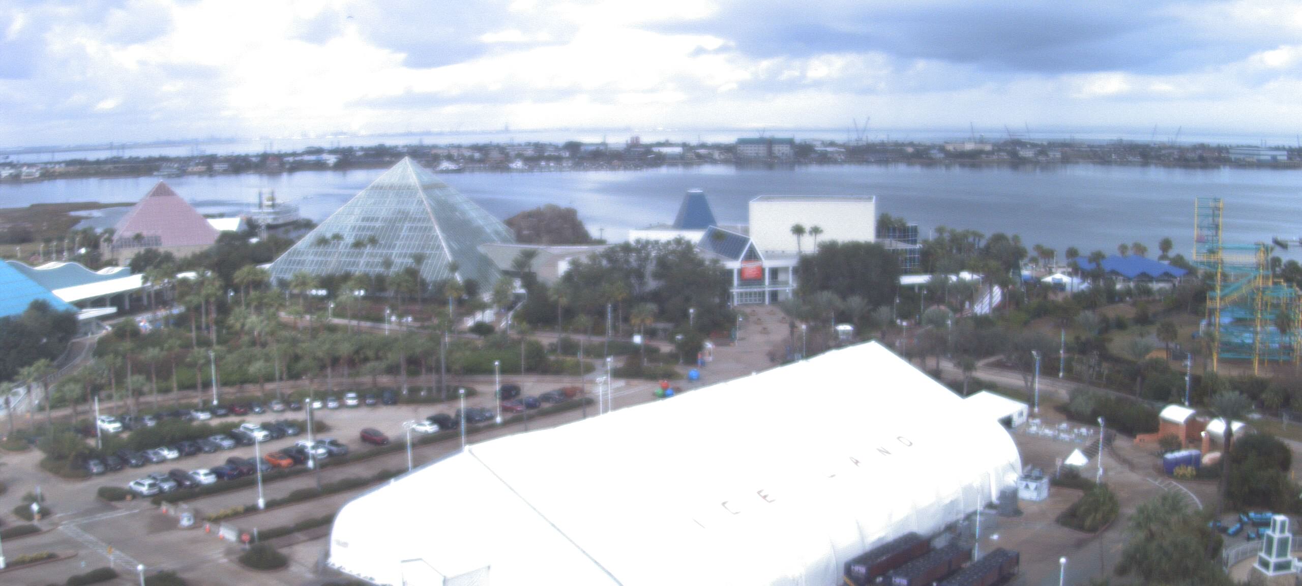 Thumbnail for current weather camera view from Moody Gardens Inc. in Galveston, Texas