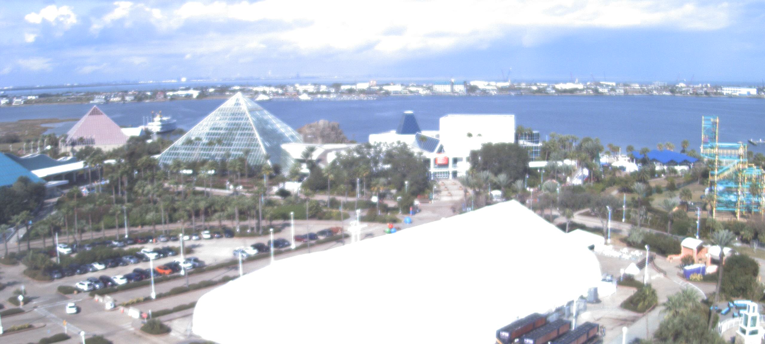 Thumbnail for current weather camera view from Moody Gardens Inc. in Galveston, Texas