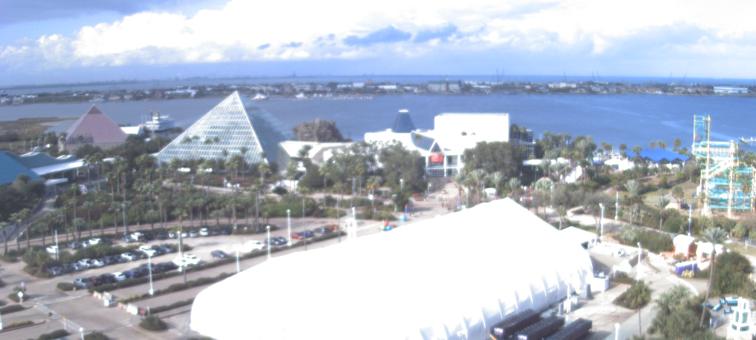 Thumbnail for current weather camera view from Moody Gardens Inc. in Galveston, Texas