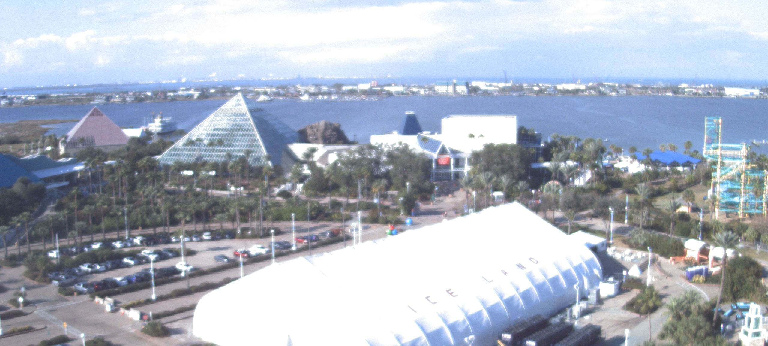 Thumbnail for current weather camera view from Moody Gardens Inc. in Galveston, Texas