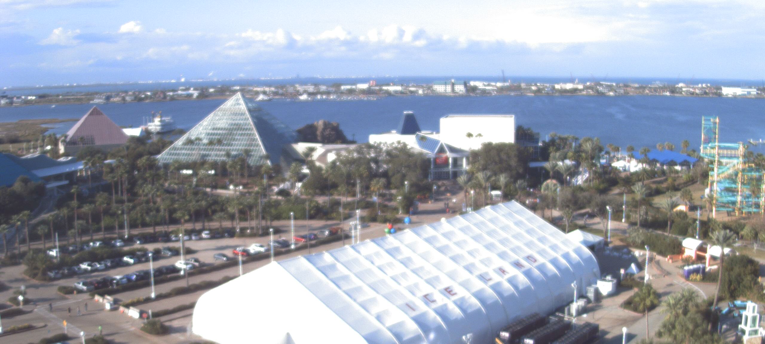 Thumbnail for current weather camera view from Moody Gardens Inc. in Galveston, Texas