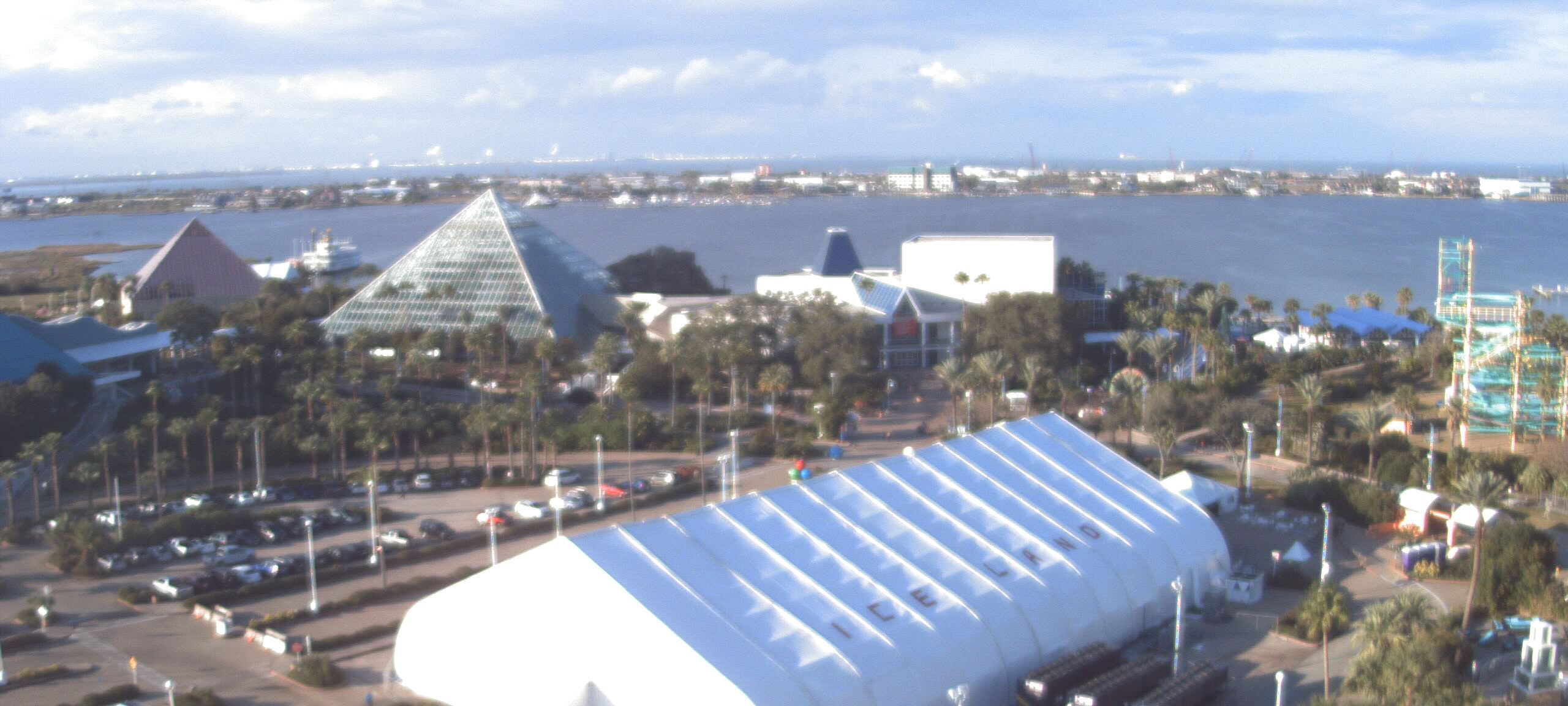 Thumbnail for current weather camera view from Moody Gardens Inc. in Galveston, Texas