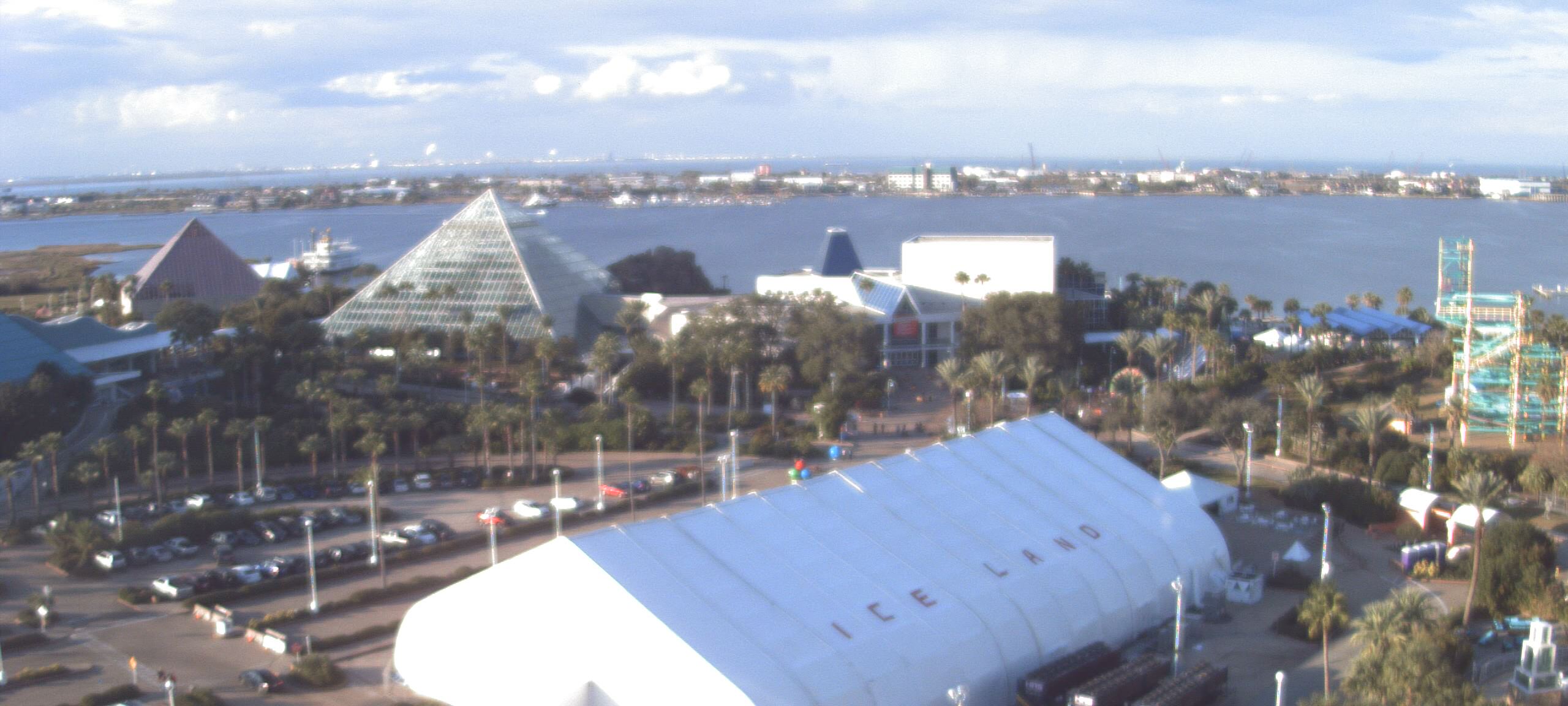 Thumbnail for current weather camera view from Moody Gardens Inc. in Galveston, Texas