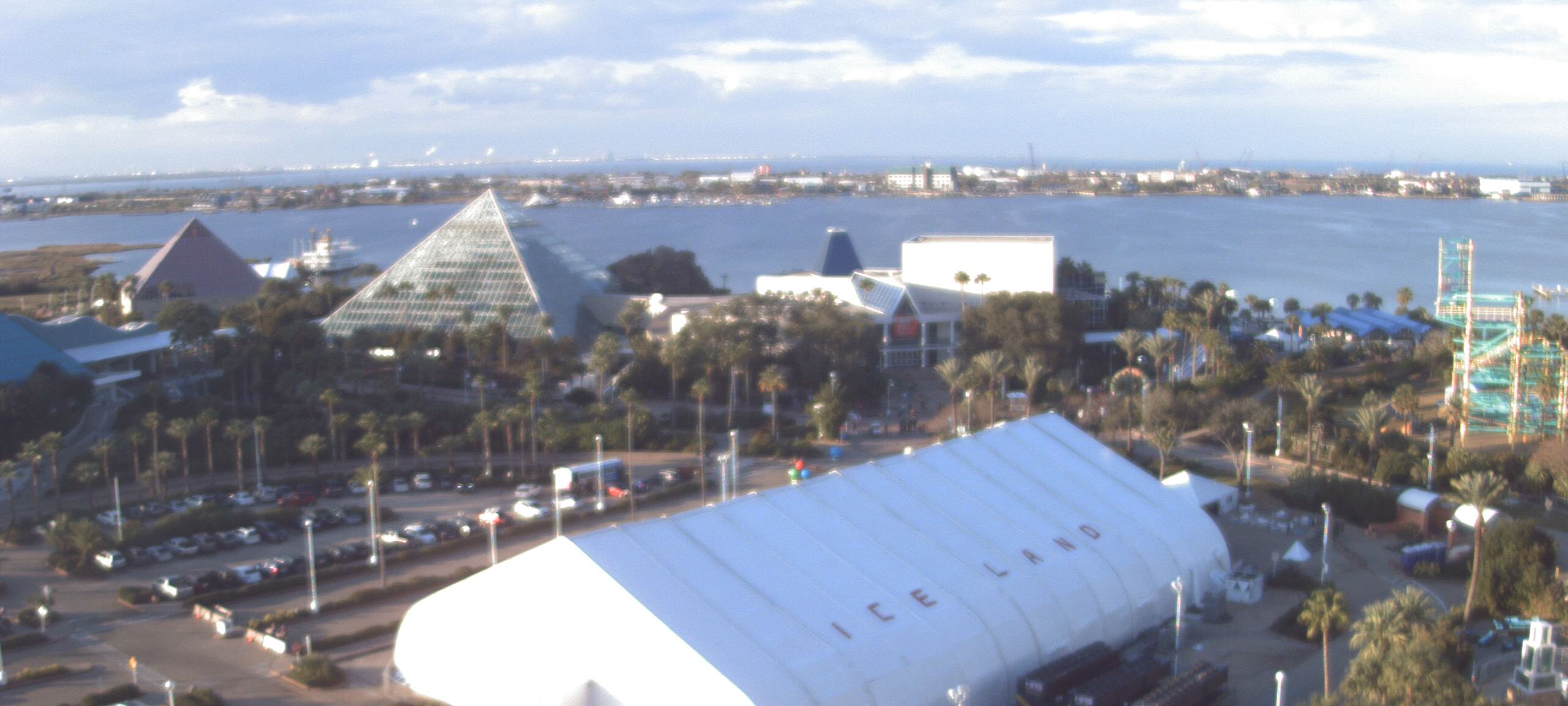 Thumbnail for current weather camera view from Moody Gardens Inc. in Galveston, Texas