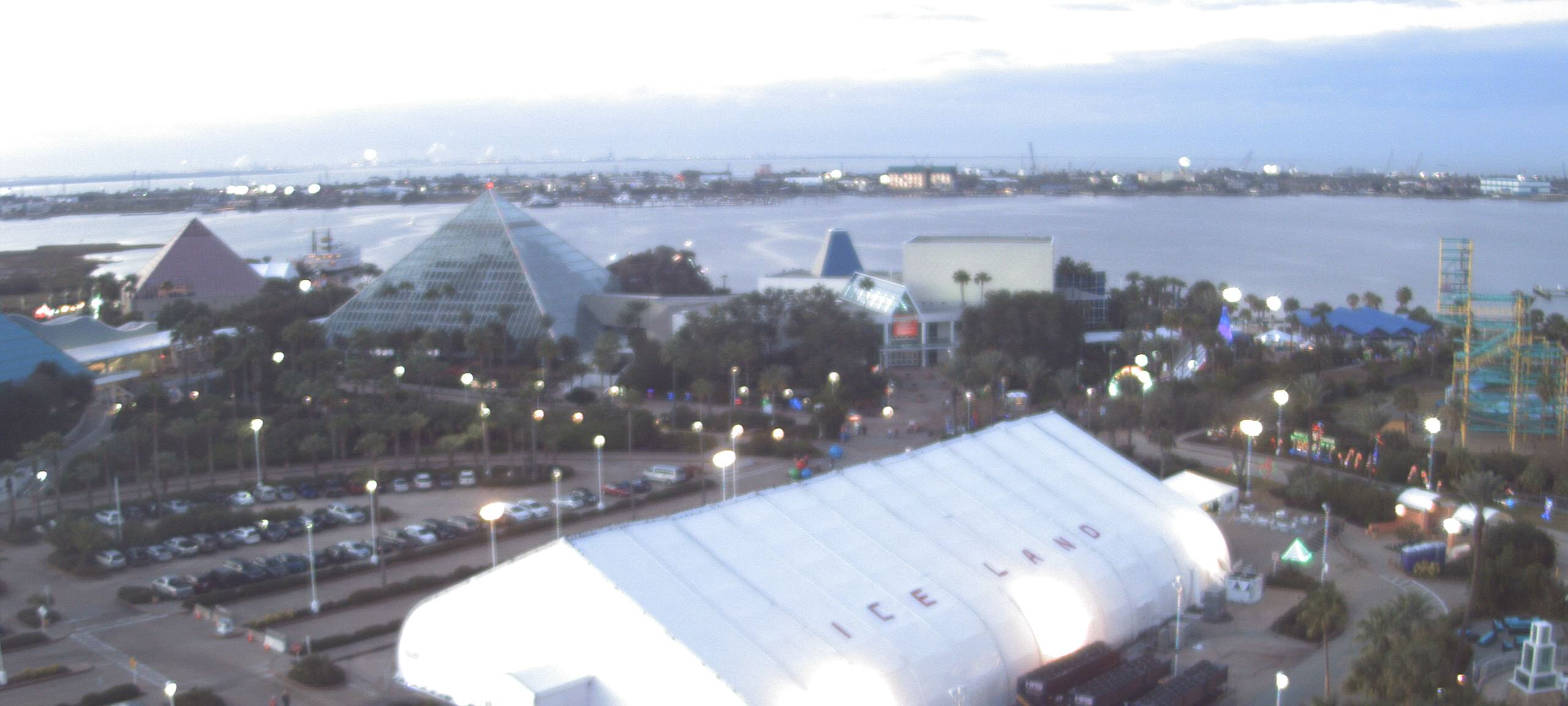 Thumbnail for current weather camera view from Moody Gardens Inc. in Galveston, Texas