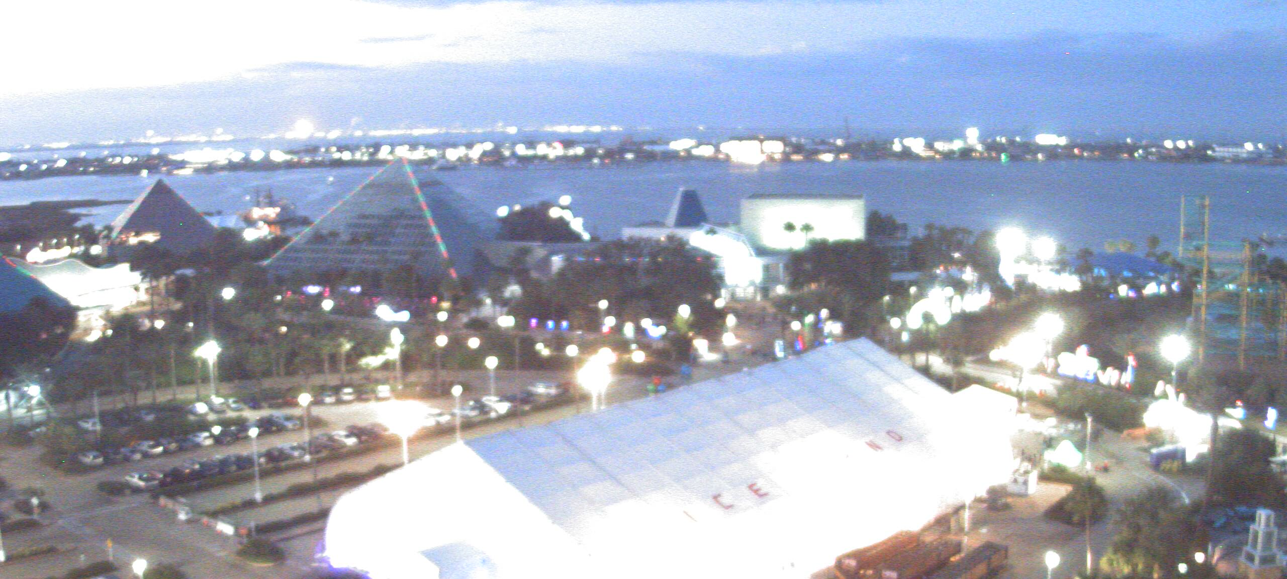 Thumbnail for current weather camera view from Moody Gardens Inc. in Galveston, Texas