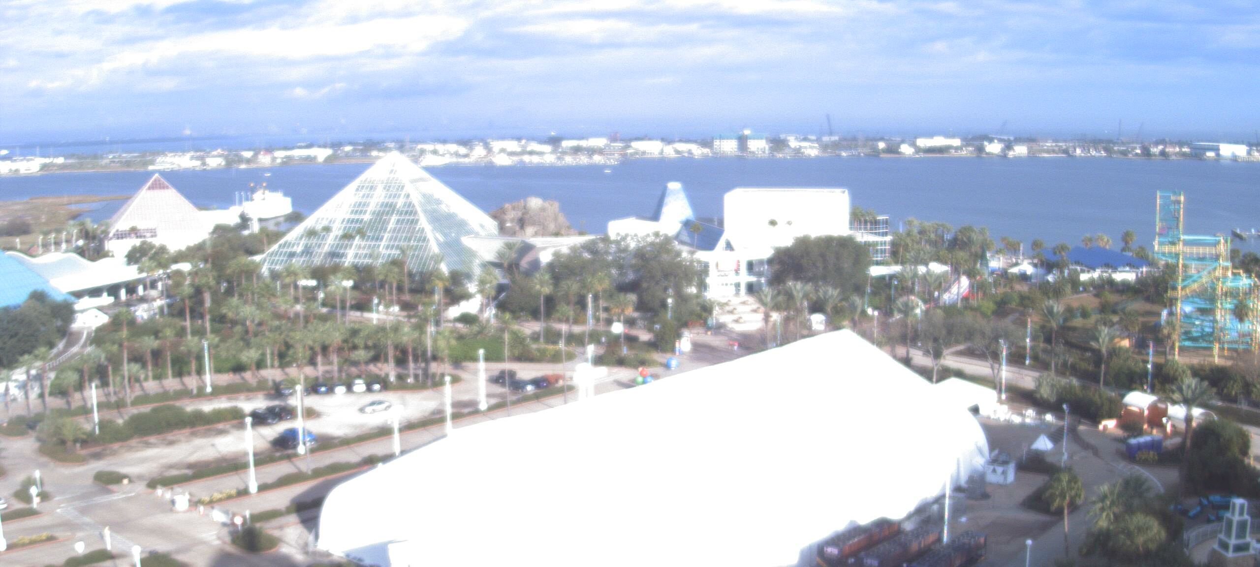 Thumbnail for current weather camera view from Moody Gardens Inc. in Galveston, Texas