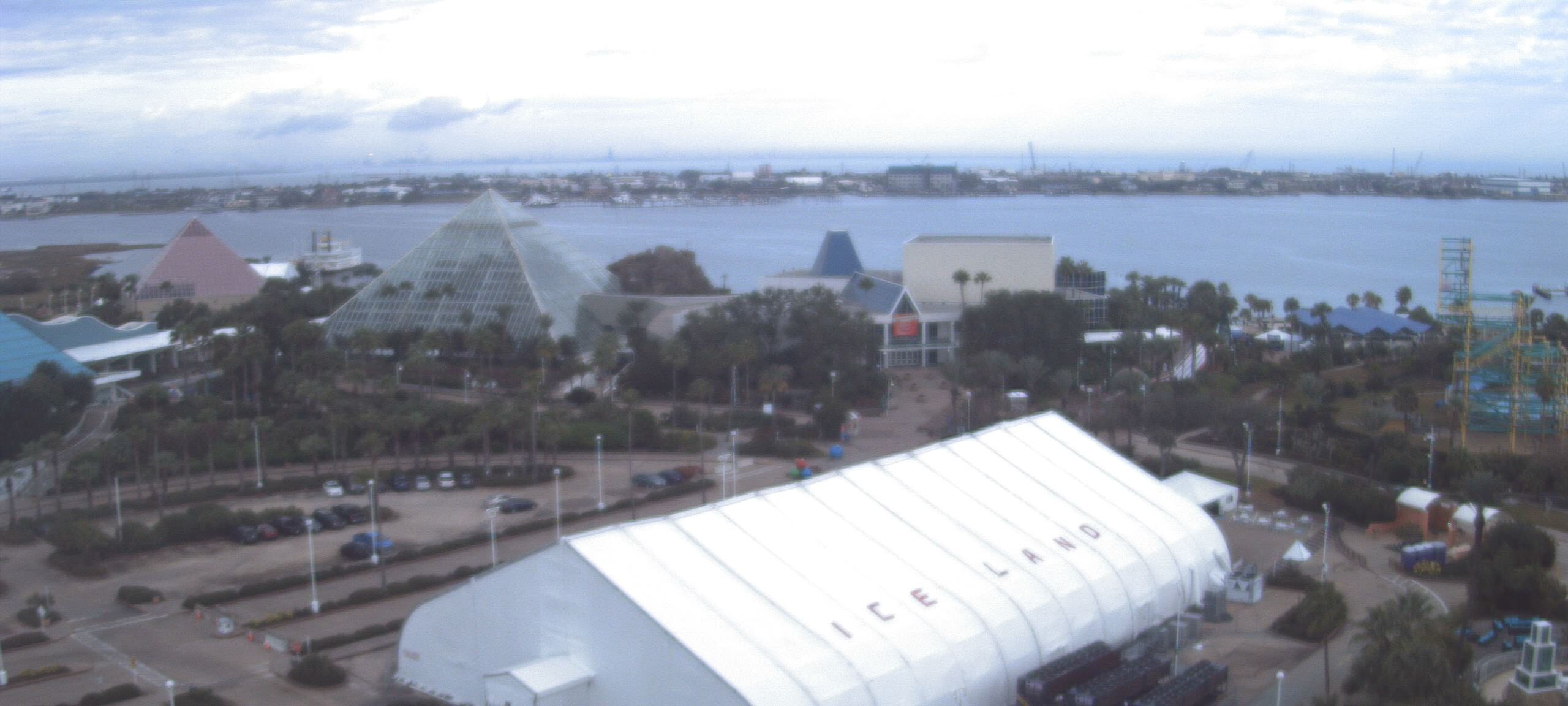 Thumbnail for current weather camera view from Moody Gardens Inc. in Galveston, Texas