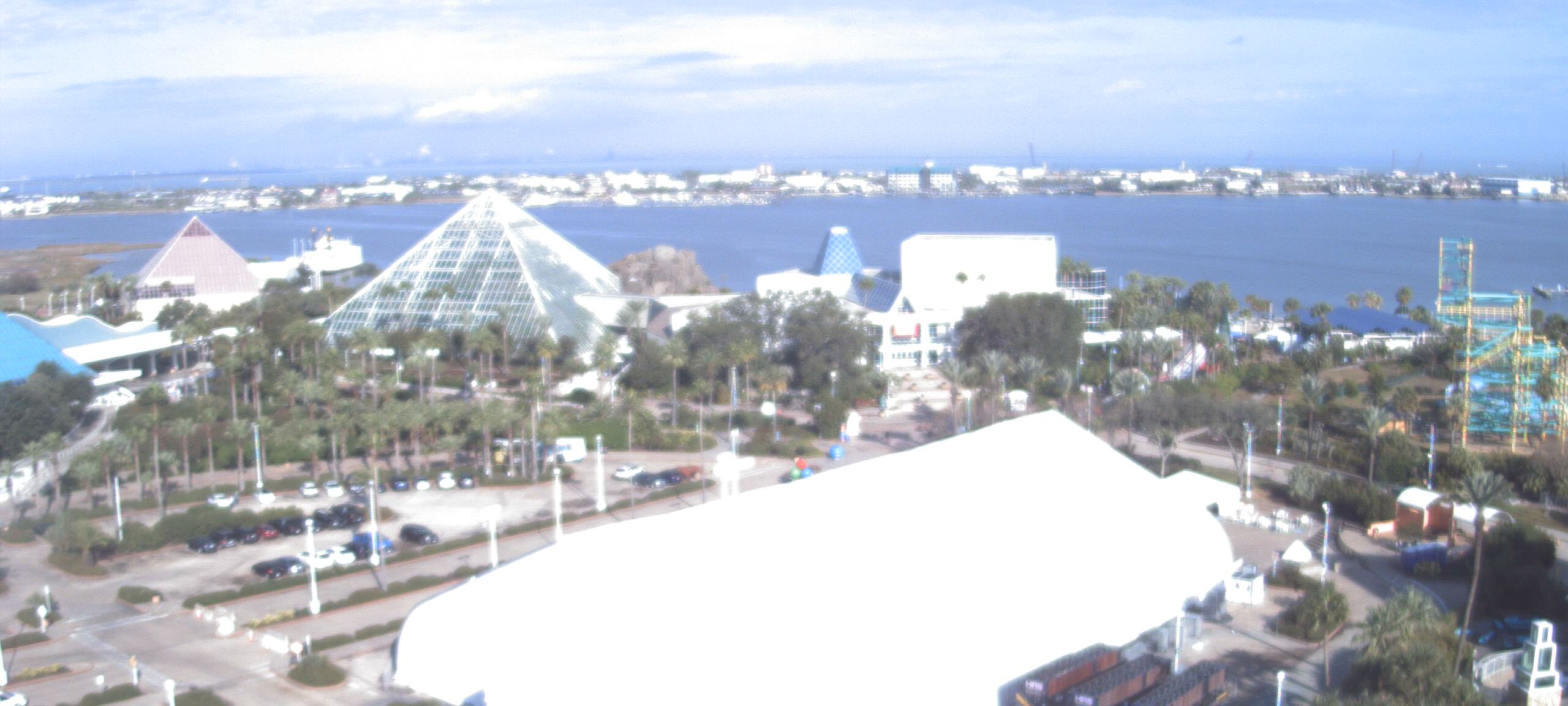 Thumbnail for current weather camera view from Moody Gardens Inc. in Galveston, Texas