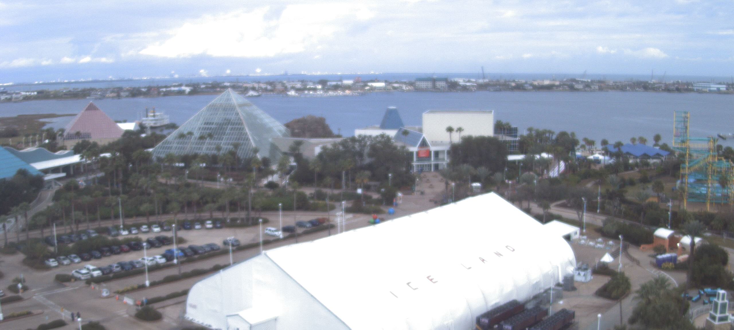 Thumbnail for current weather camera view from Moody Gardens Inc. in Galveston, Texas