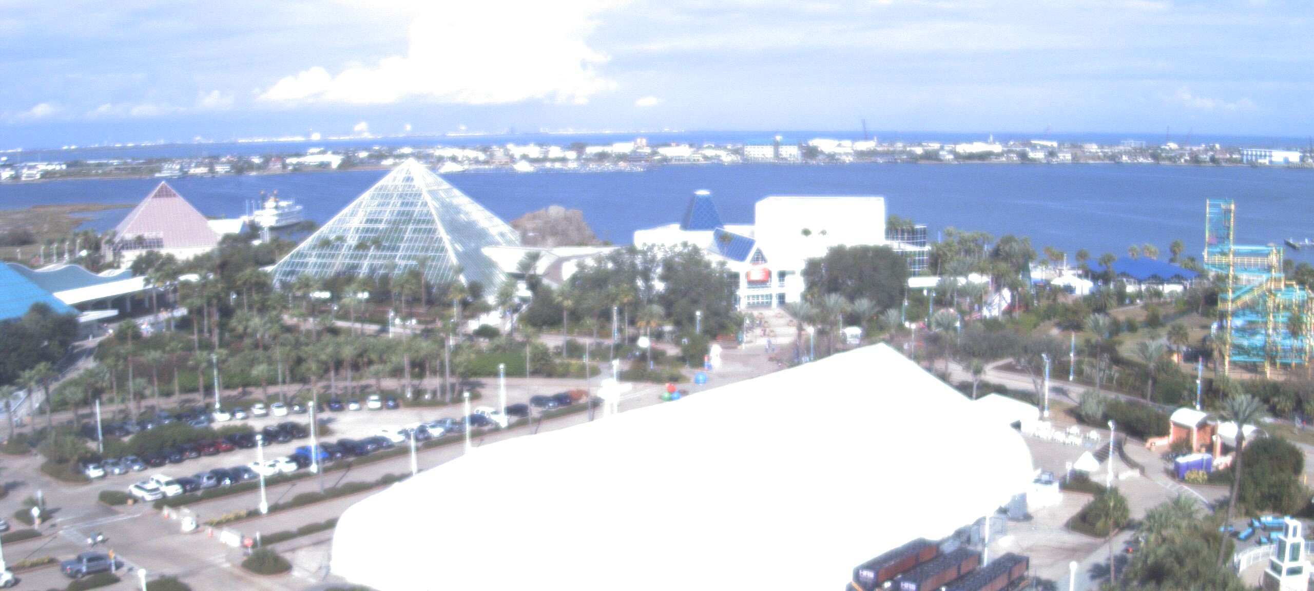 Thumbnail for current weather camera view from Moody Gardens Inc. in Galveston, Texas