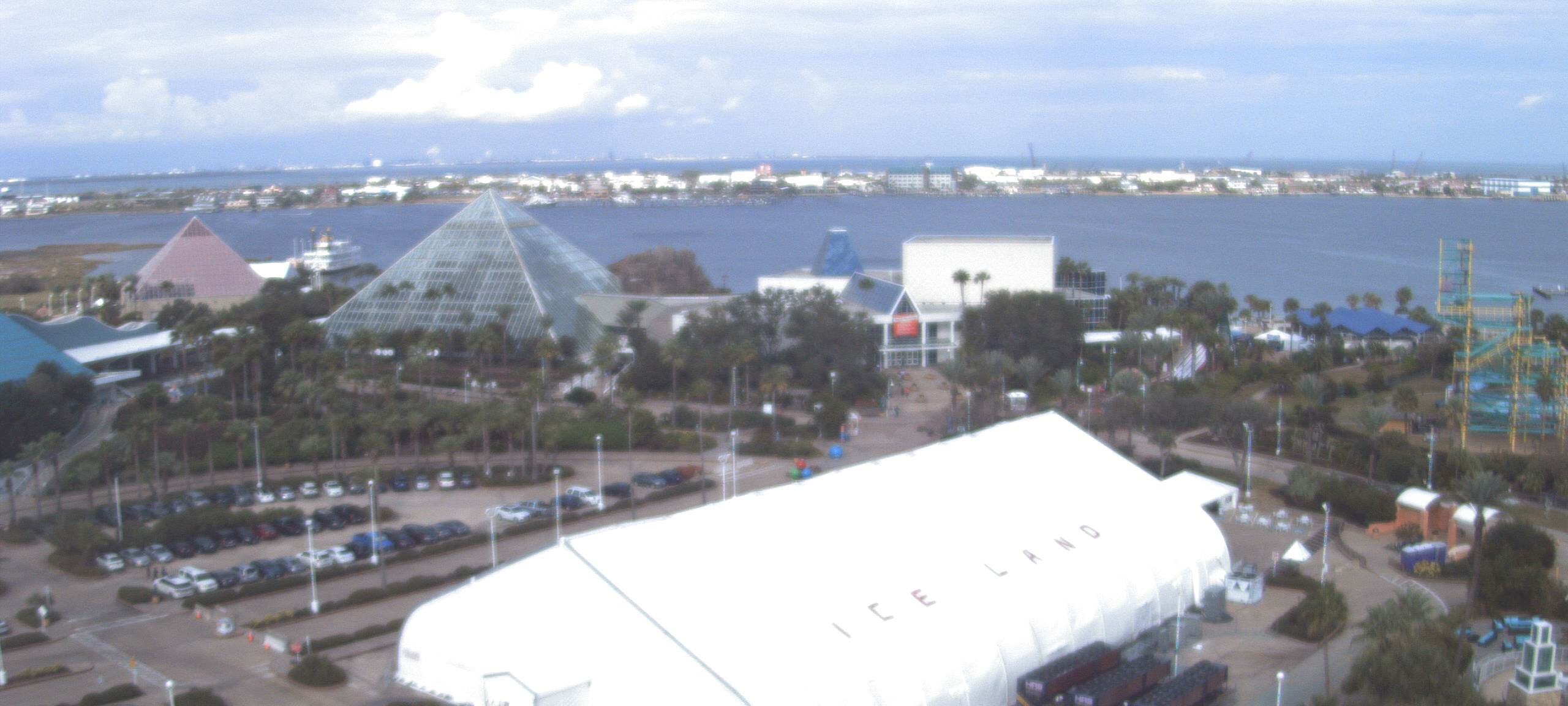 Thumbnail for current weather camera view from Moody Gardens Inc. in Galveston, Texas