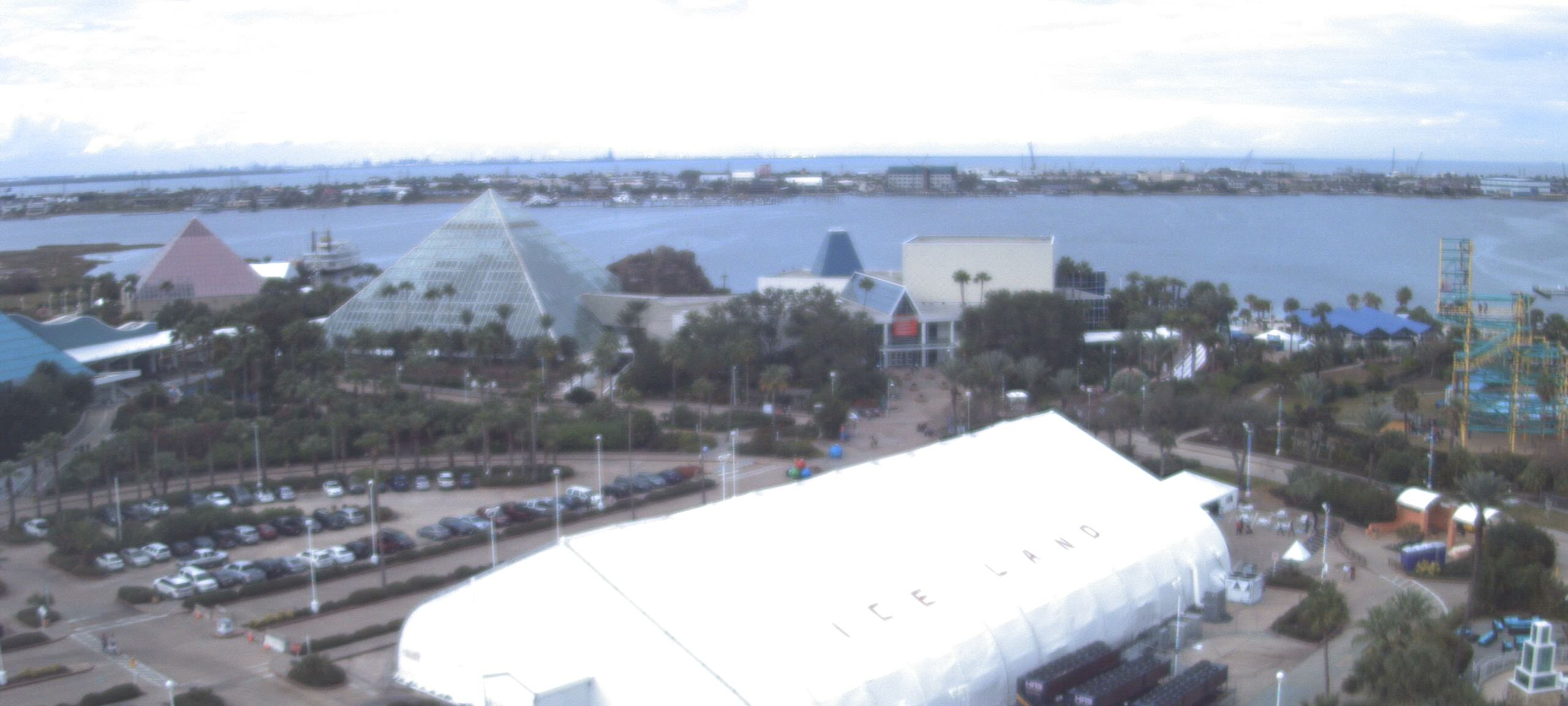 Thumbnail for current weather camera view from Moody Gardens Inc. in Galveston, Texas