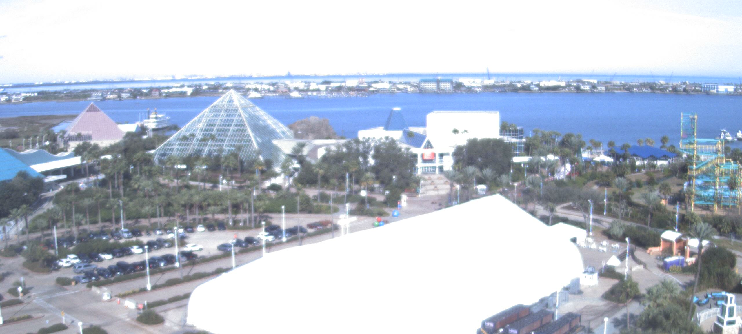 Thumbnail for current weather camera view from Moody Gardens Inc. in Galveston, Texas