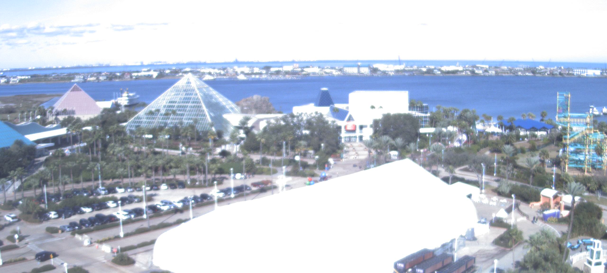 Thumbnail for current weather camera view from Moody Gardens Inc. in Galveston, Texas