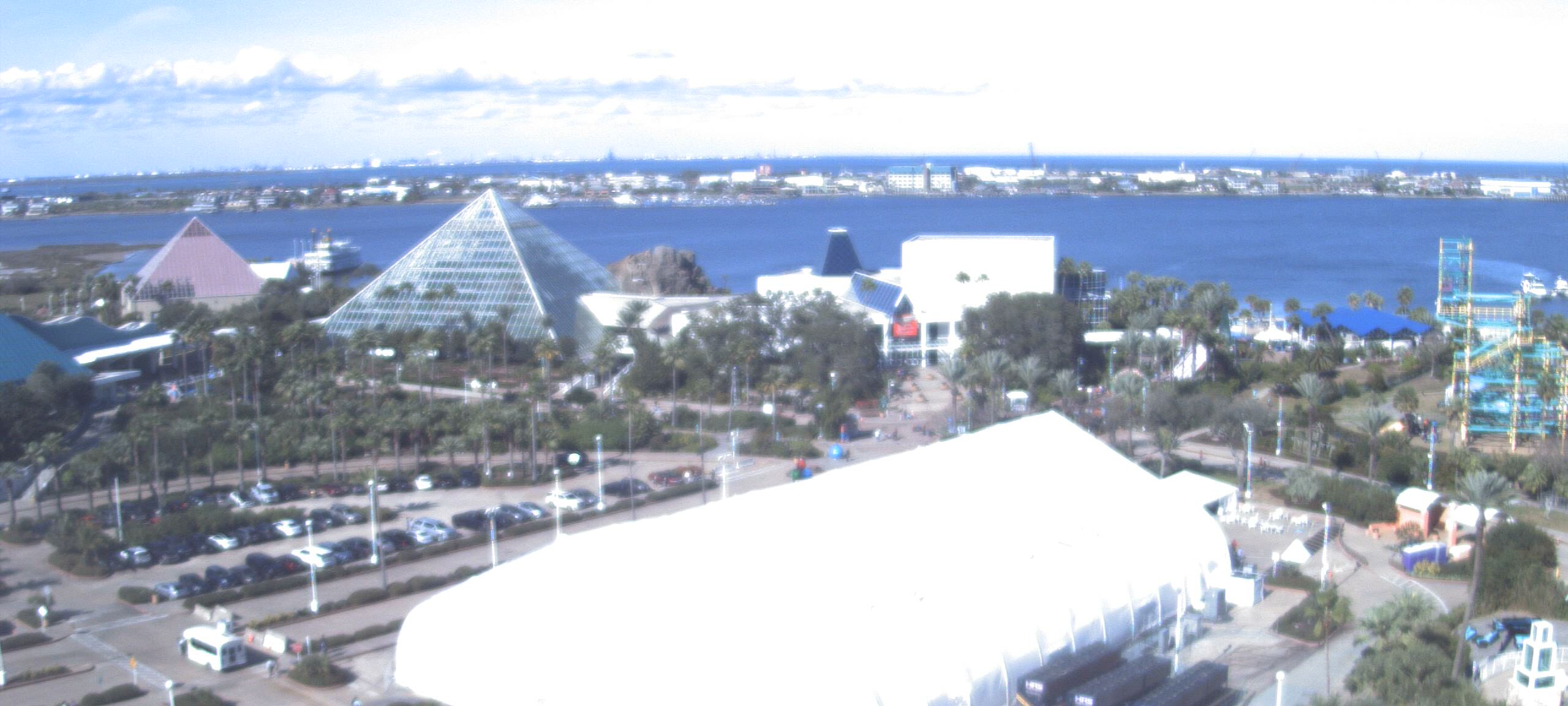 Thumbnail for current weather camera view from Moody Gardens Inc. in Galveston, Texas