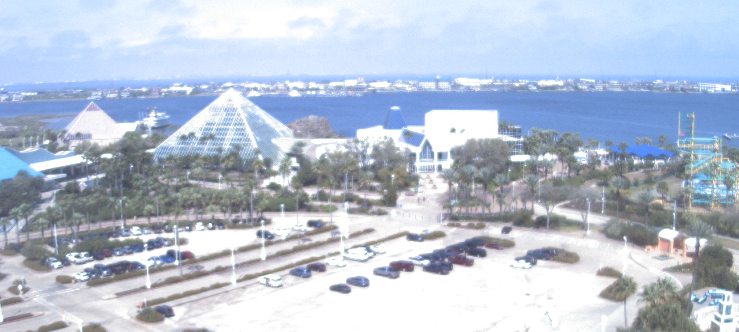 Thumbnail for current weather camera view from Moody Gardens Inc. in Galveston, Texas