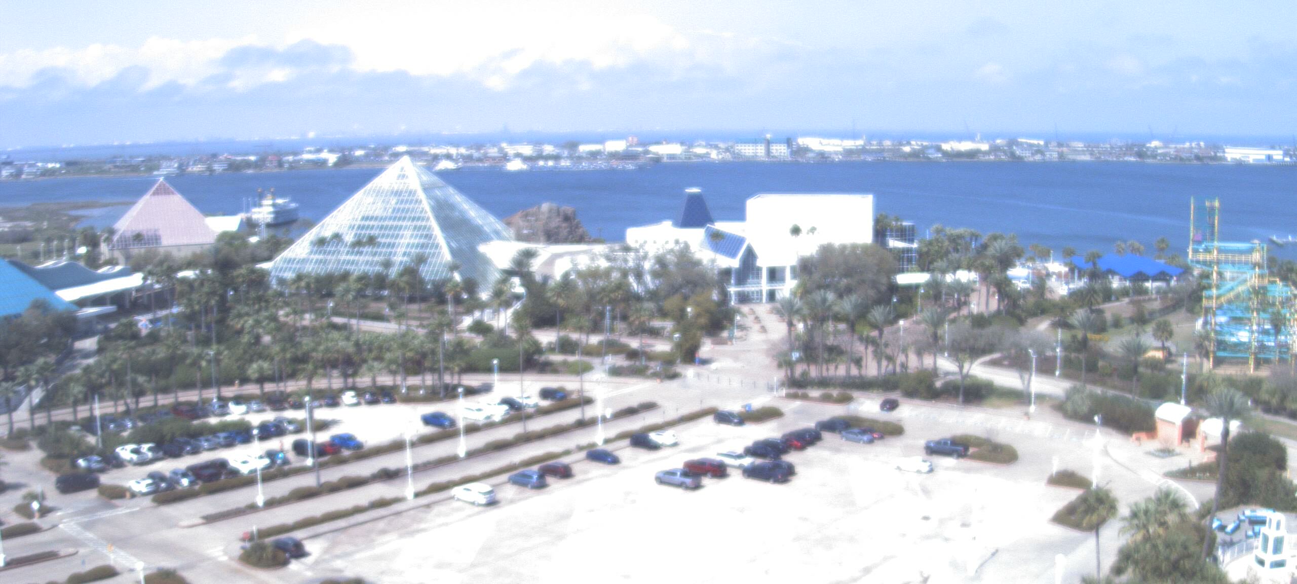 Thumbnail for current weather camera view from Moody Gardens Inc. in Galveston, Texas