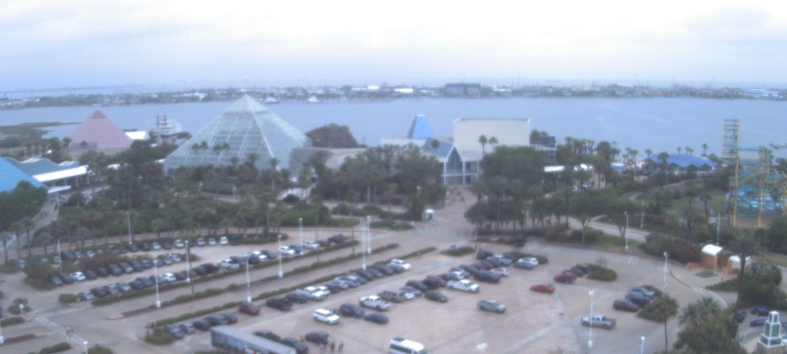 Thumbnail for current weather camera view from Moody Gardens Inc. in Galveston, Texas