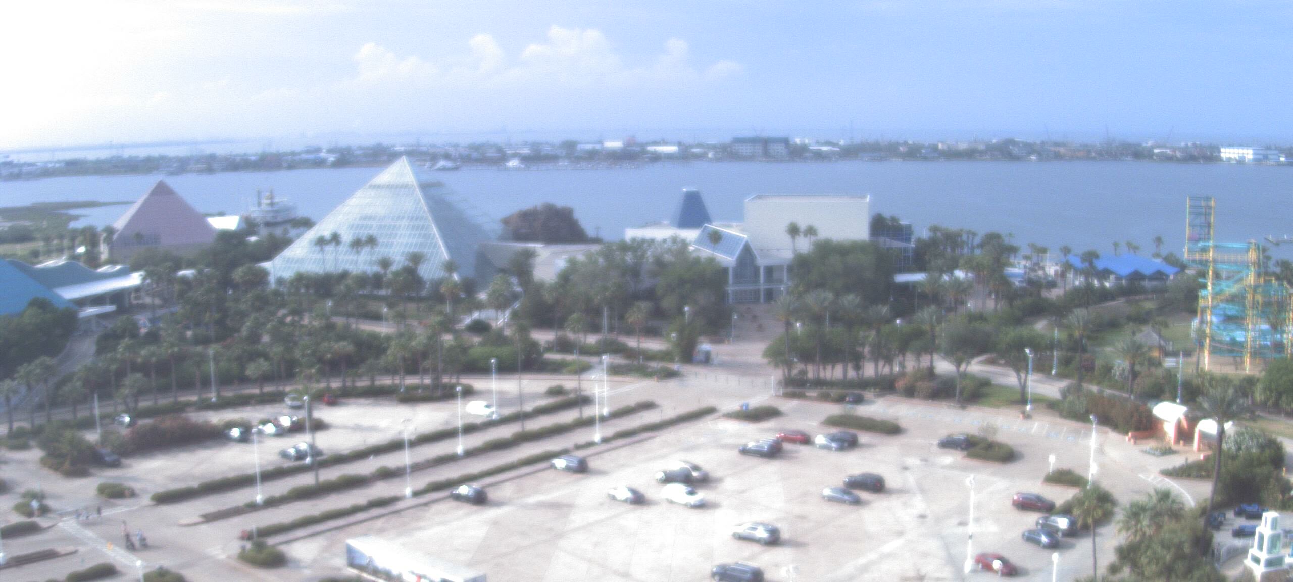 Thumbnail for current weather camera view from Moody Gardens Inc. in Galveston, Texas