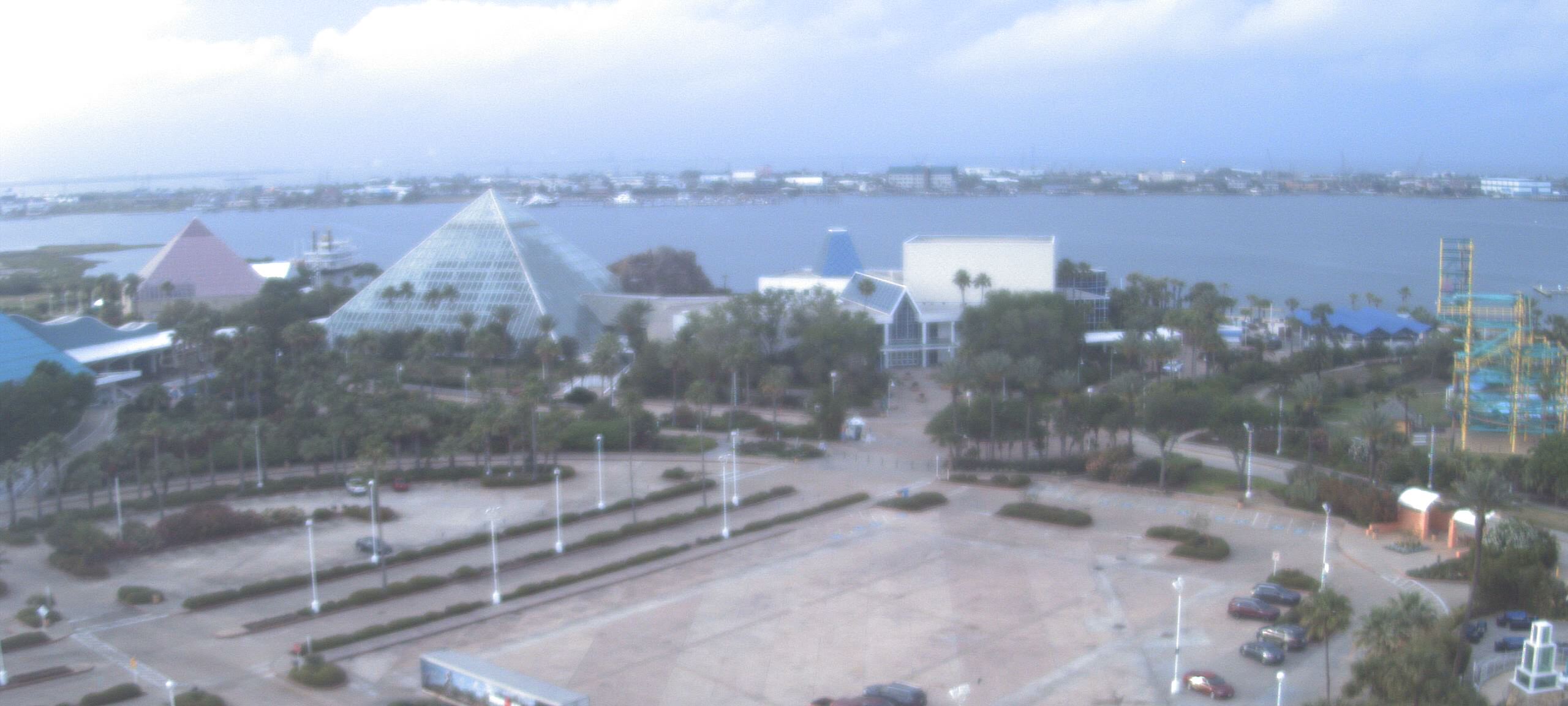 Thumbnail for current weather camera view from Moody Gardens Inc. in Galveston, Texas