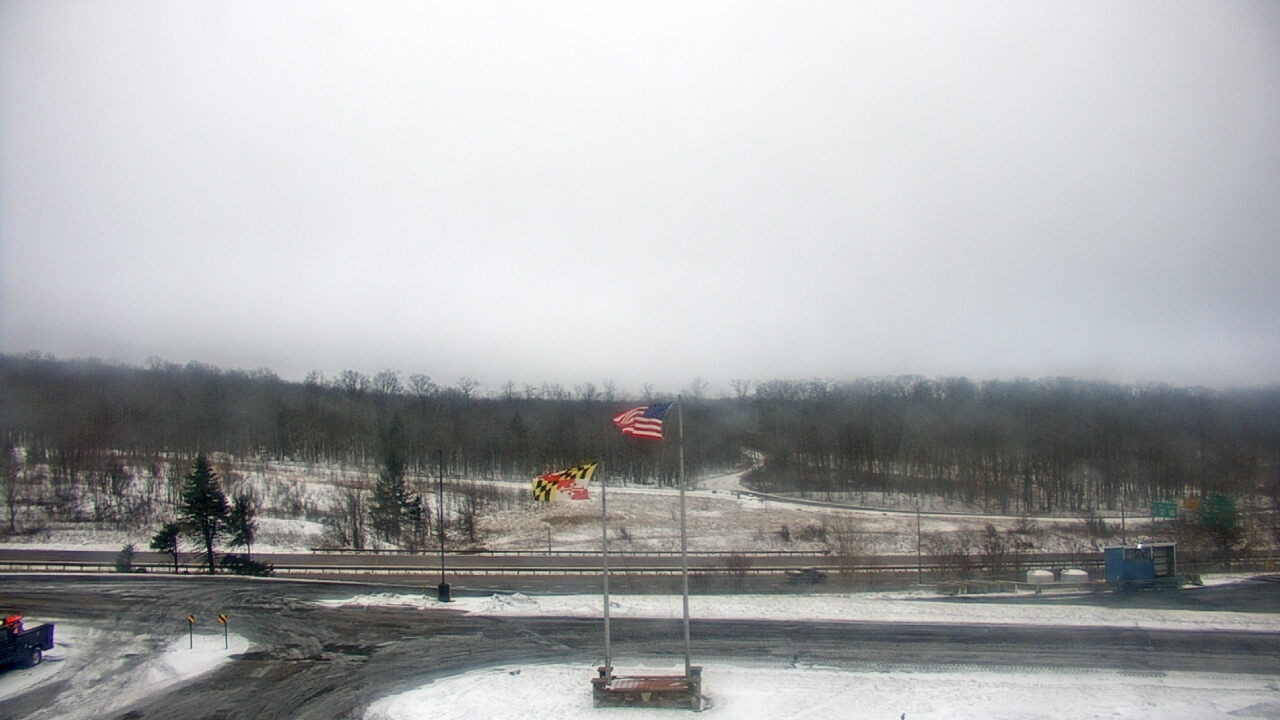 Thumbnail for current weather camera view from Garrett County EMA - Grantsville County Roads in Grantsville, Maryland
