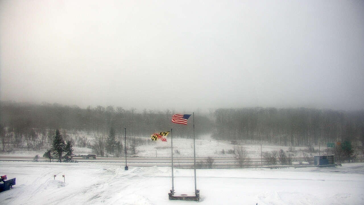 Thumbnail for current weather camera view from Garrett County EMA - Grantsville County Roads in Grantsville, Maryland