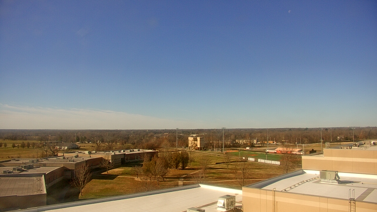 Thumbnail for current weather camera view from Gravette High School in Gravette, Arkansas