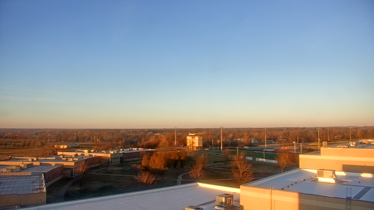 Thumbnail for current weather camera view from Gravette High School in Gravette, Arkansas