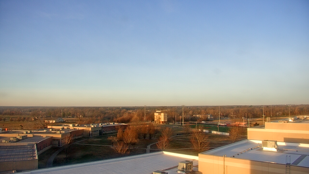 Thumbnail for current weather camera view from Gravette High School in Gravette, Arkansas