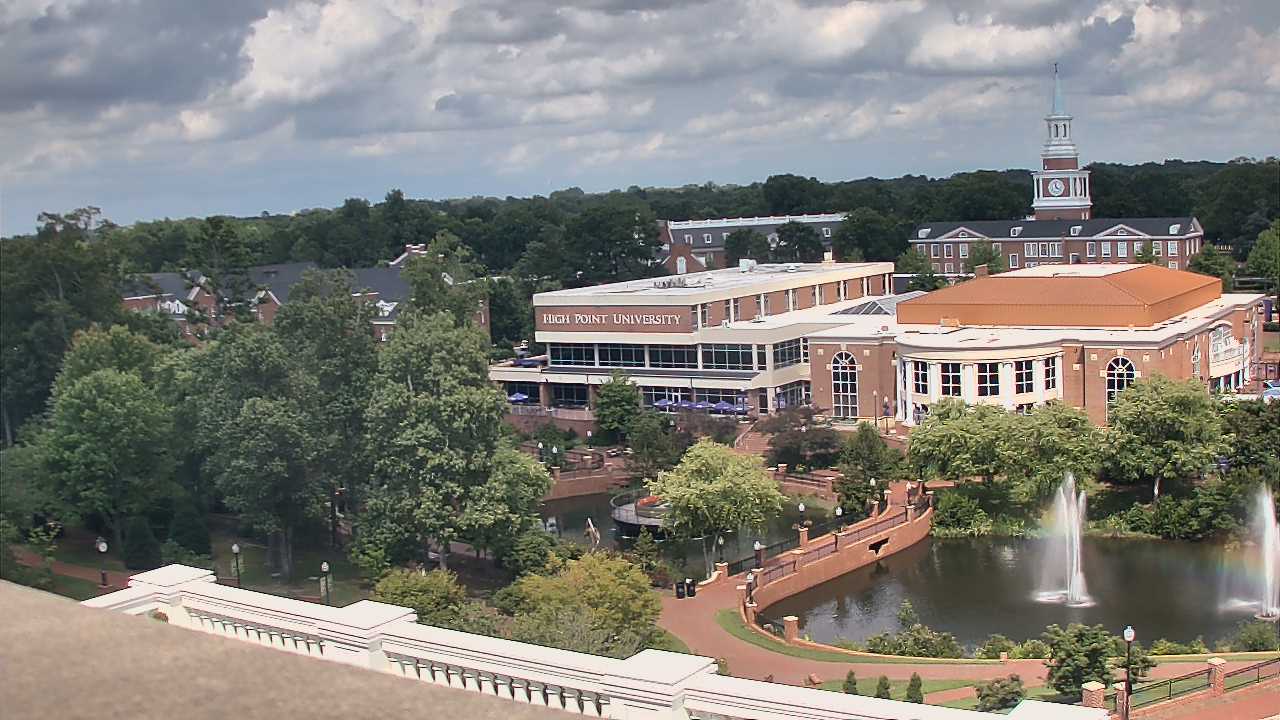 Thumbnail for current weather camera view from High Point University in High Point, North Carolina