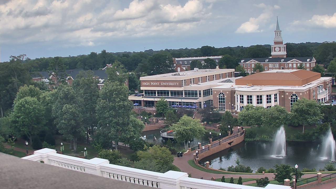 Thumbnail for current weather camera view from High Point University in High Point, North Carolina