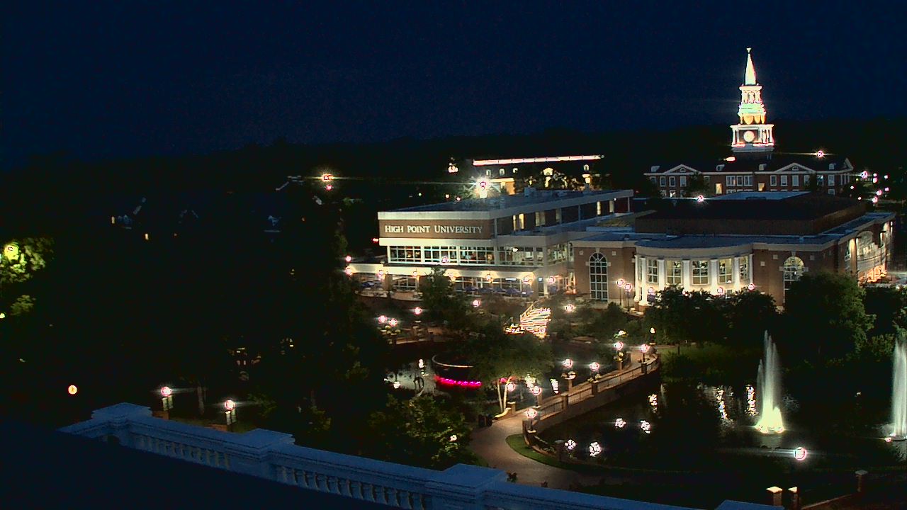 Thumbnail for current weather camera view from High Point University in High Point, North Carolina