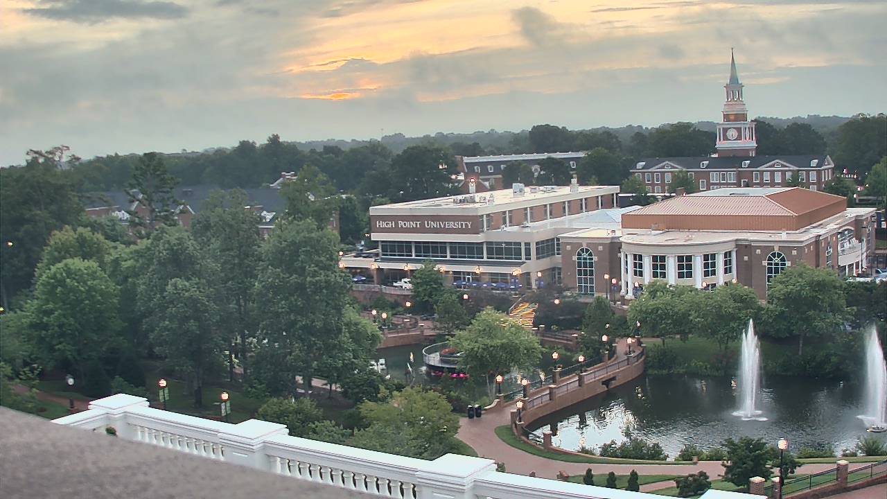 Thumbnail for current weather camera view from High Point University in High Point, North Carolina