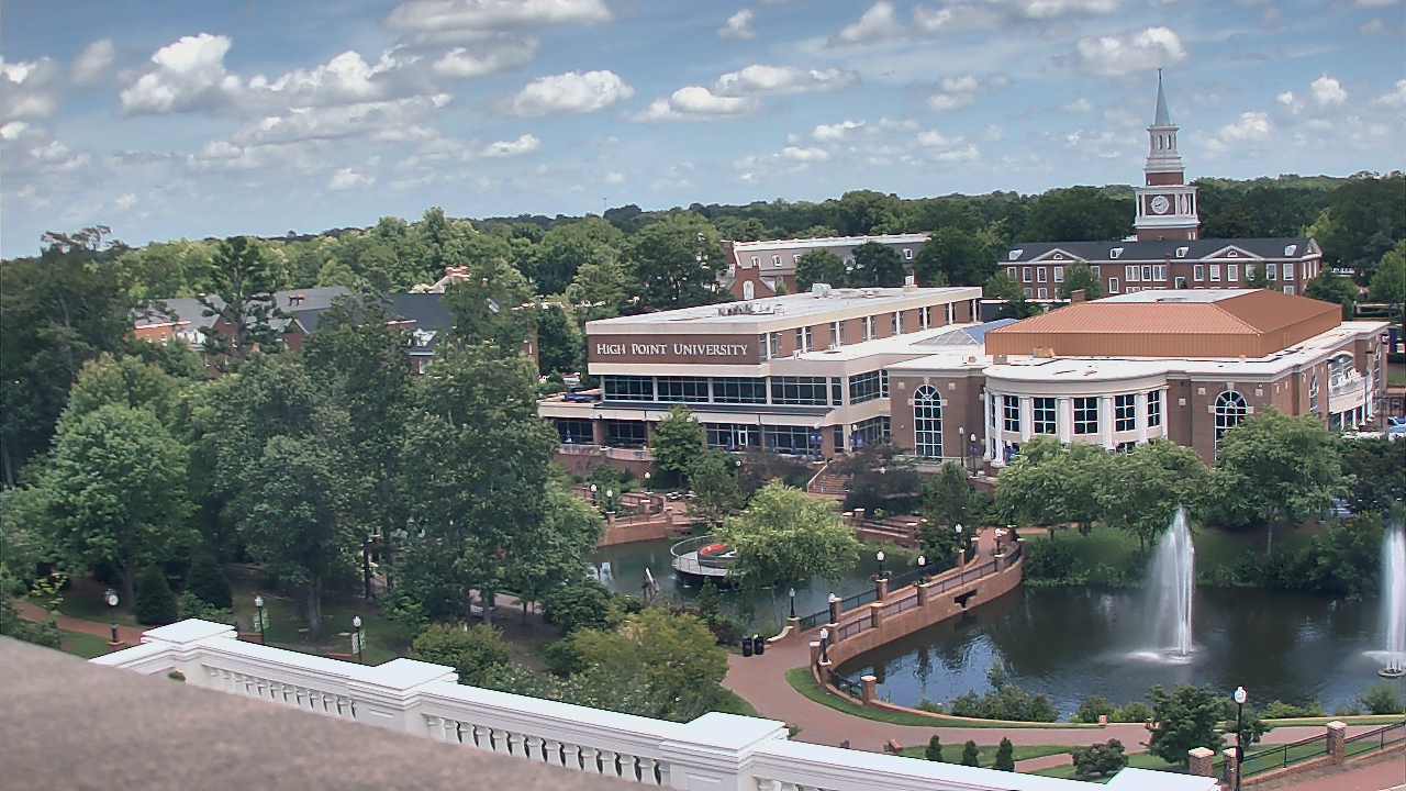 Thumbnail for current weather camera view from High Point University in High Point, North Carolina