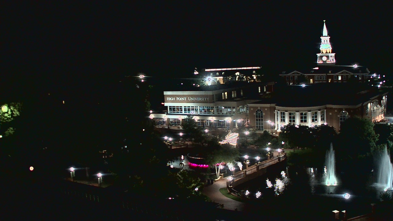 Thumbnail for current weather camera view from High Point University in High Point, North Carolina