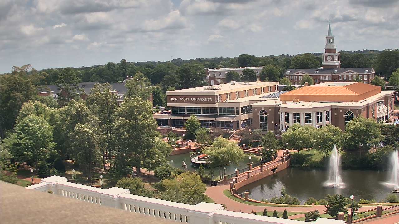 Thumbnail for current weather camera view from High Point University in High Point, North Carolina