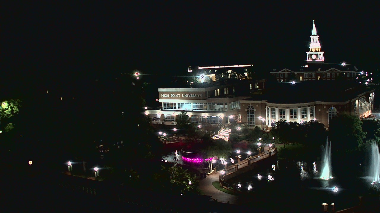 Thumbnail for current weather camera view from High Point University in High Point, North Carolina