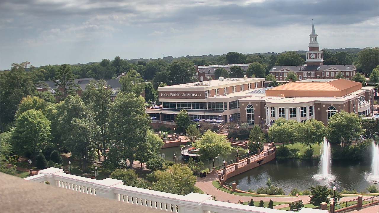 Thumbnail for current weather camera view from High Point University in High Point, North Carolina
