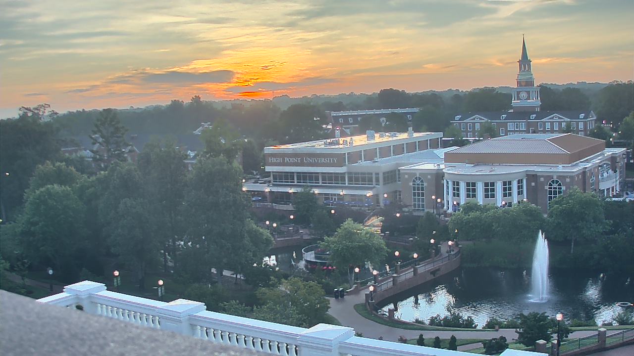 Thumbnail for current weather camera view from High Point University in High Point, North Carolina