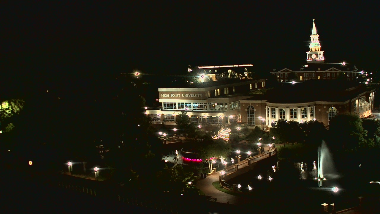 Thumbnail for current weather camera view from High Point University in High Point, North Carolina