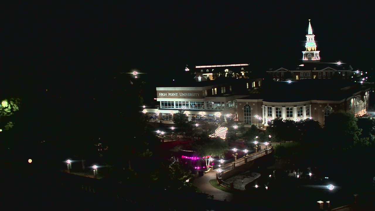 Thumbnail for current weather camera view from High Point University in High Point, North Carolina