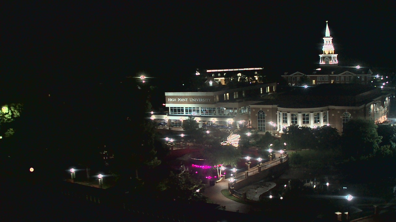 Thumbnail for current weather camera view from High Point University in High Point, North Carolina