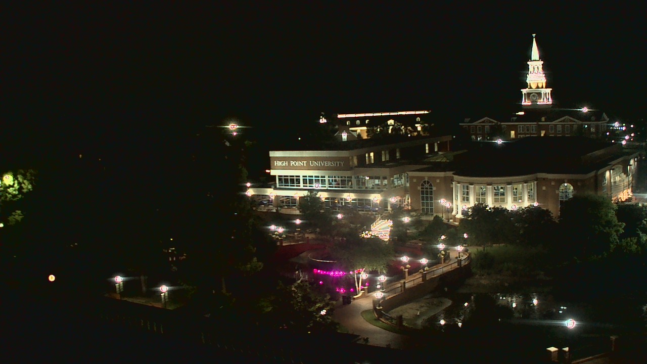 Thumbnail for current weather camera view from High Point University in High Point, North Carolina
