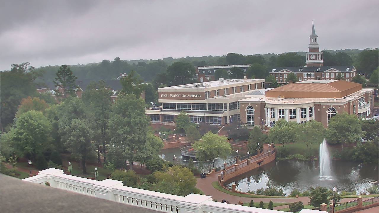 Thumbnail for current weather camera view from High Point University in High Point, North Carolina