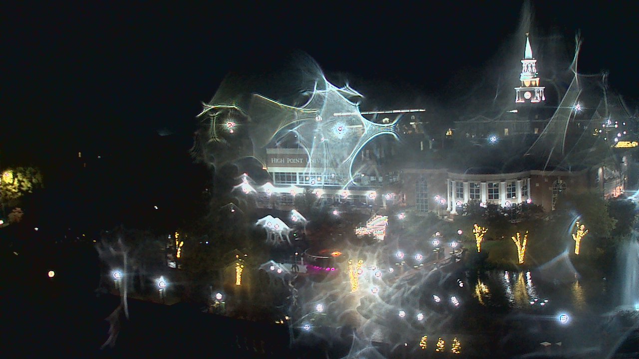 Thumbnail for current weather camera view from High Point University in High Point, North Carolina