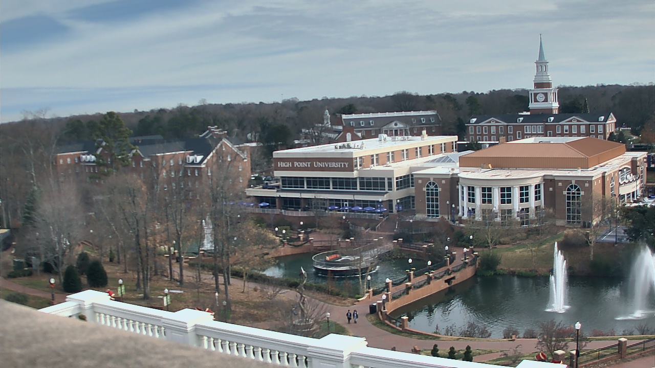 Thumbnail for current weather camera view from High Point University in High Point, North Carolina