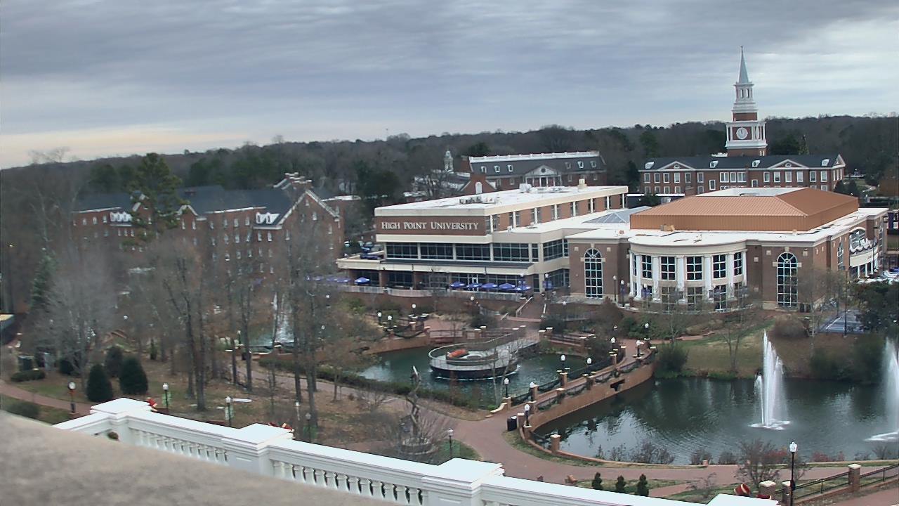 Thumbnail for current weather camera view from High Point University in High Point, North Carolina